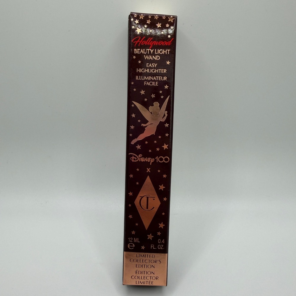 Charlotte Tilbury x Disney Hollywood Beauty Light Wand Spotlight Highlighter NEW